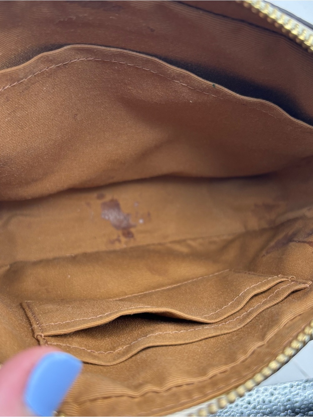 Coach Mini Jamie Camera Bag Chalk Colored Pebble Leather with Gold Hardware - Picture 7 of 12